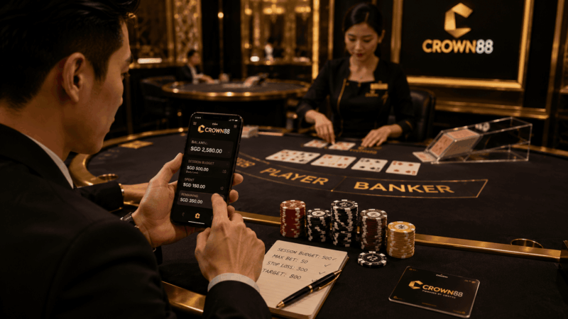 Crown88 baccarat strategy bankroll management