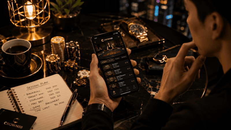 Crown88 live dealer games mobile session planning